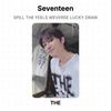 Seventeen SPILL THE FEELS WEVERSE Glücksziehung Offizielle Fotokarte