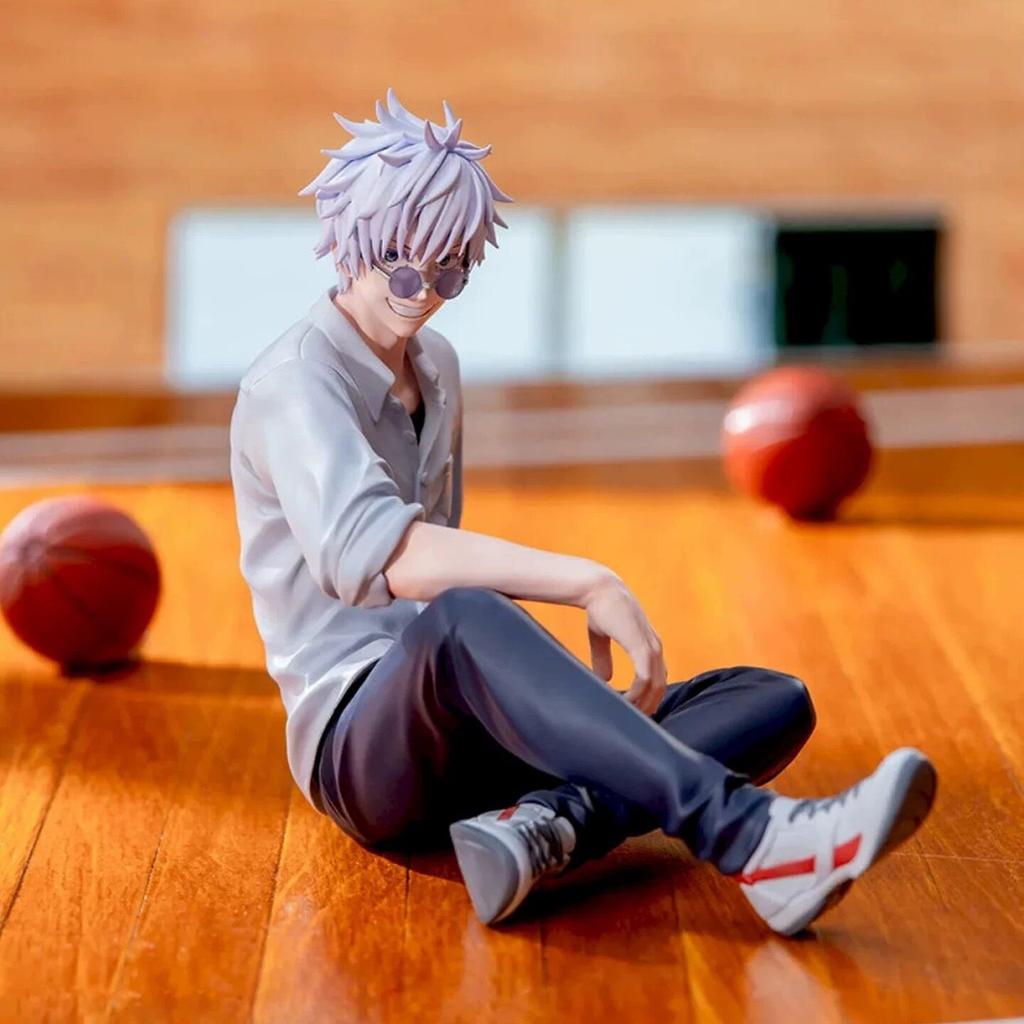 Anime Jujutsu Kaisen Figure Satoru Gojo Pvc Model Statue Action Figures Toy Car Ornament Desktop Decoration Birthday Fan Gifts