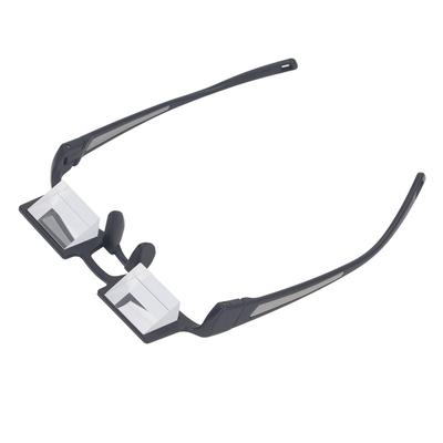 [Gemütlich] Lazy Glasses, 90° Liegebrille, Prismenbrille für horizontale Sicht zum Lesen im Liegen, Fernsehen mit Brille oder Lesebrille
