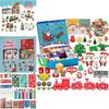 Cross-border Christmas Blind Box Children's Party Gift Unboxing Diy Hand Tearing Countdown Calendar Christmas Toy Material)