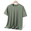 Men's Quick-Dry Ice Silk Breathable T-Shirt - Short Sleeve, Dynamic Pique Nylon for Running & Fitness