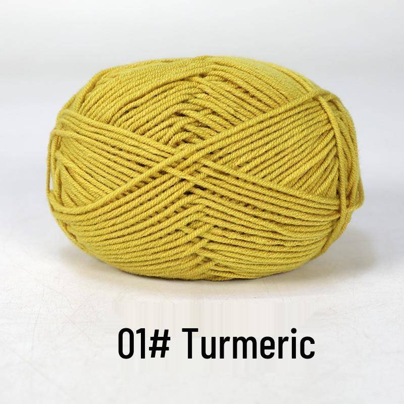 Baby 4-lagiges Milchbaumwollgarn zum Stricken von DIY-Schals oder Decken