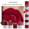 Damen 4-in-1 Mini Matt Flüssig-Lippenstift Set - Langhaltend, Wasserdicht, Nicht-Klebend, Hochpigmentierte Farbe Lipgloss