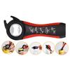 1pc Can Opener Multi Functional Five In One Beverage Bottle Opener Cap Twister Can Opener Anti Slip Cap Twister Wholesale
