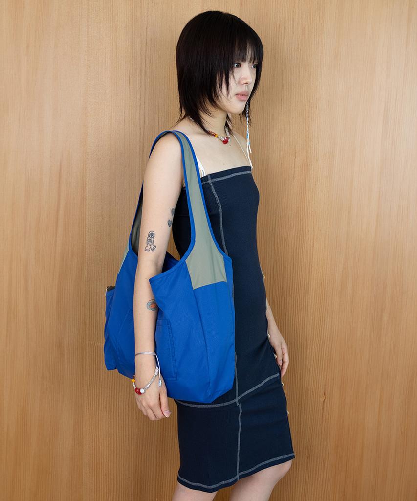 Safari Sula Explore 003 Foldable Shoulder Bag * Ripstop In Blue