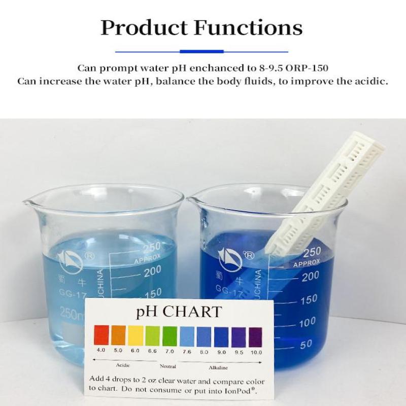 Alkaline Water Filter Stick Reusable Portable Hydrogen Mineral Purifier Hydrogen Minerals Wand Naturally Increases Ph Levels