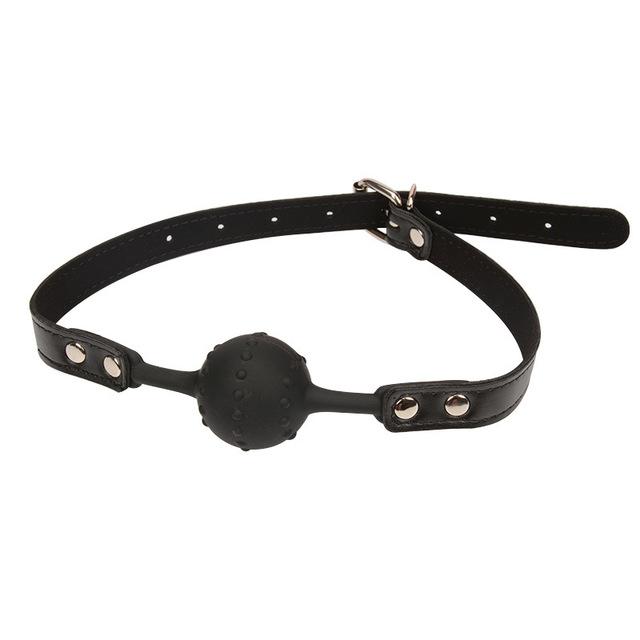 Safety Silicone Open Mouth Gag Ball With Holes Bondage Restraints Sex Toys For Women Slave Gag With Open Holes For Couples 