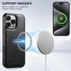 SUTENI H17 For iPhone 16 Pro Case Compatible with MagSafe Card Holder Kickstand Phone Cover