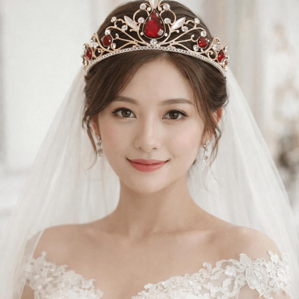 Sparkling Baroque Pageant Crown Luxury Queen Princess Tiara Hair Accessories Bridal Crown Birthday