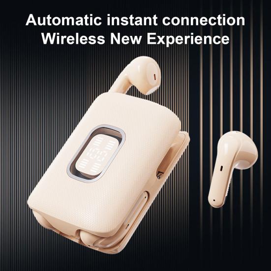 Bluetooth-compatible Wireless Earphones Noise Cancelling Waterproof Touch Control Sports Earbuds Mini Headset