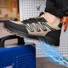 Fashion Men's Women's Shoes Anti-crush Anti-puncture Work Shoes Insulating Protective Safety Shoes Anti-slip Wear-resistant Tooling Shoe