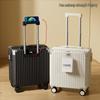 Compact Carry-on Suitcase with Silent Wheels - Lightweight Travel Trolley Case