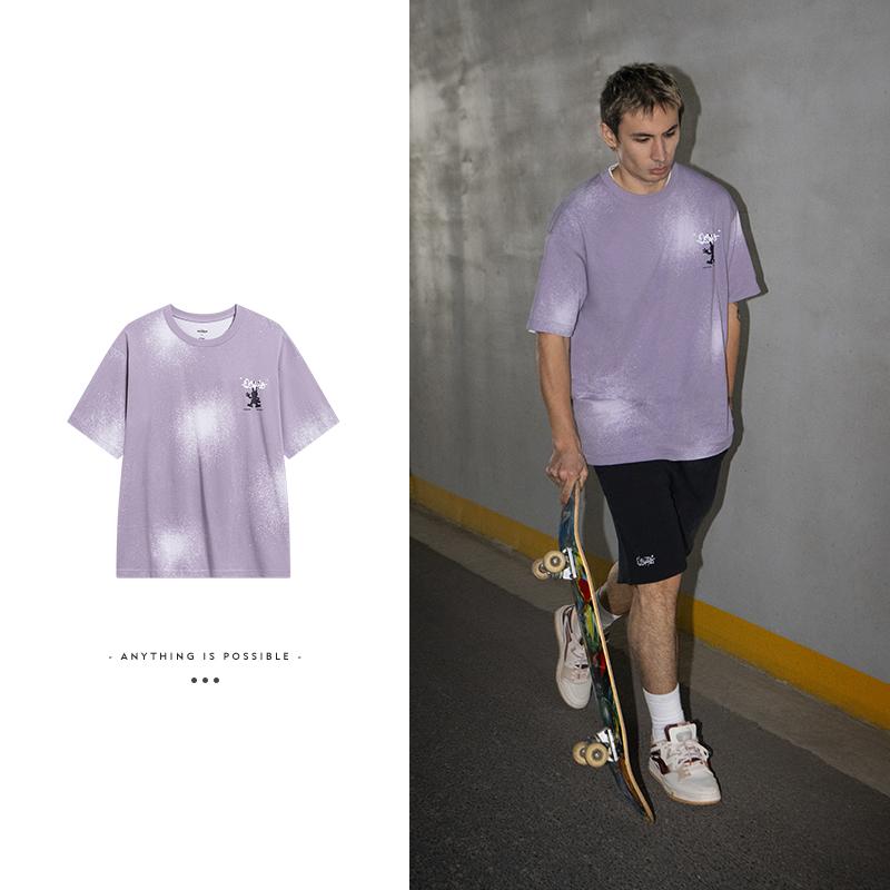 Li Ning x Disney T Shirt Men's Smoky Gray Mauve AHST319-4