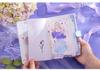 Fu You B6 PU Magnetic Buckle Rose Heartfelt Words Series Cute Girl Character Journal Notebook