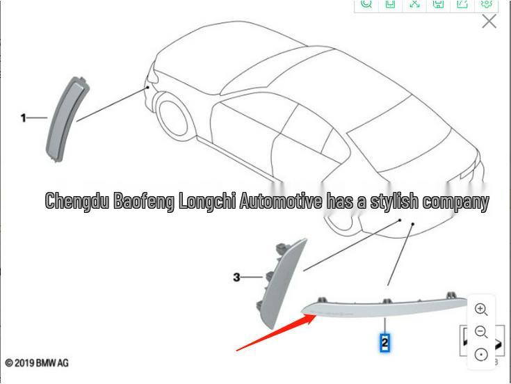 Reflectores de Parachoques Trasero BMW Serie 5/G30 (63147851577, 63147851578)