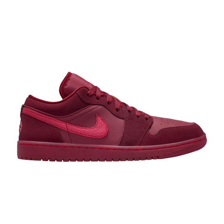 WMNS Air Jordan 1 Low SE Valentines Day Women Sneakers Pink Team-Red Sierra-Red IB7012-600