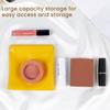 Snap Closure Pouch Faux Leather Mini Cosmetic Bag Waterproof Self-Closing Organizer Pouch for Coin
