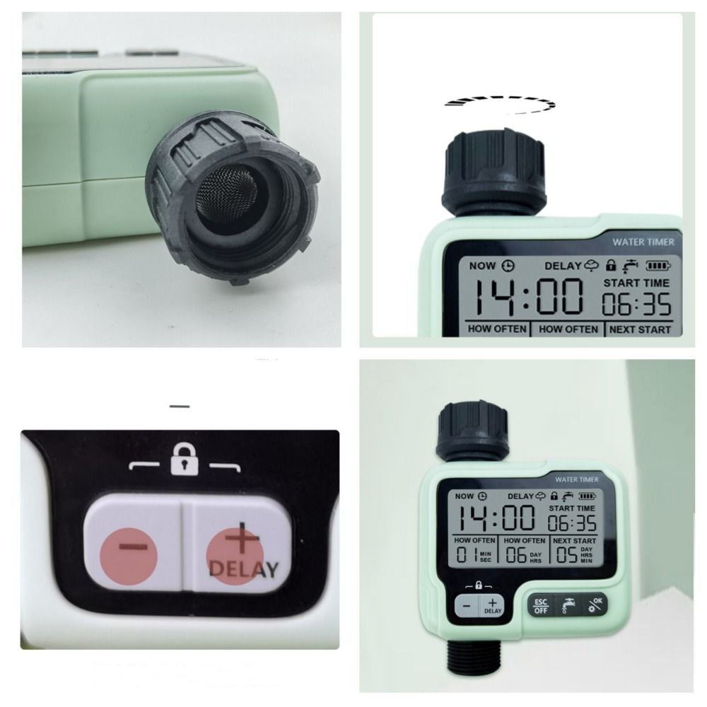 Portable HCT-322 Water Timer Garden Used Outdoor Digital Irrigation Machine To Save Water&Time Automatic Intelligent Sprinkler