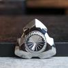 Polished Stainless Steel EDC Fidget Spinner - Metal Hand Spinning Toy for Adult Anxiety Relief, Men's Gift