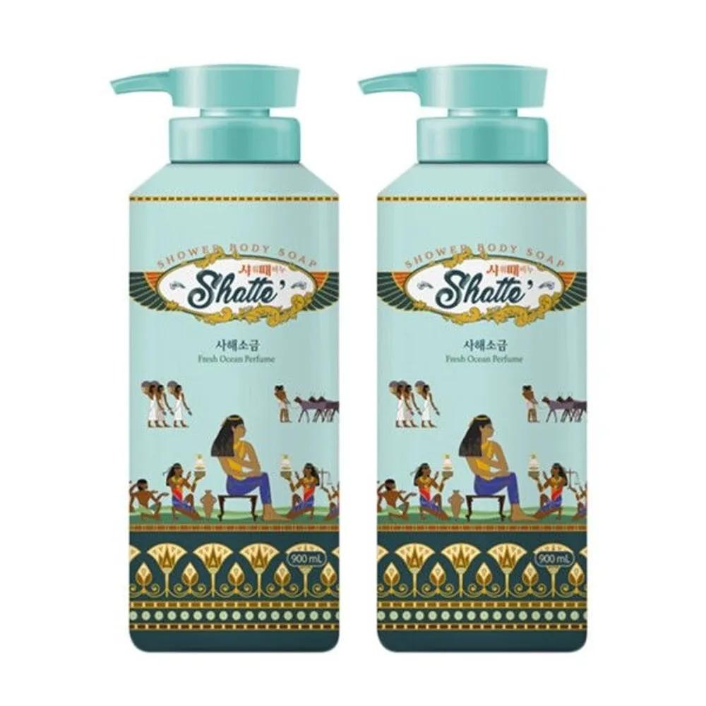 

mugunghwa Shower Exfoliating Soap Body Wash Dead Sea Salt 900ml (1+1)
