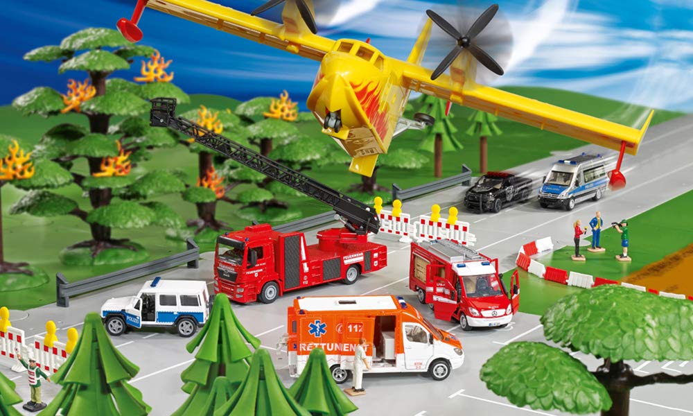 SIKU MAN Rotating Ladder Truck Scale 3 and SK2114 150 (Ages up)