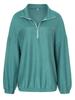 Women's European & American V-Neck Pullover Hoodie - Autumn/Winter Fashion, Solid Color, Loose Fit