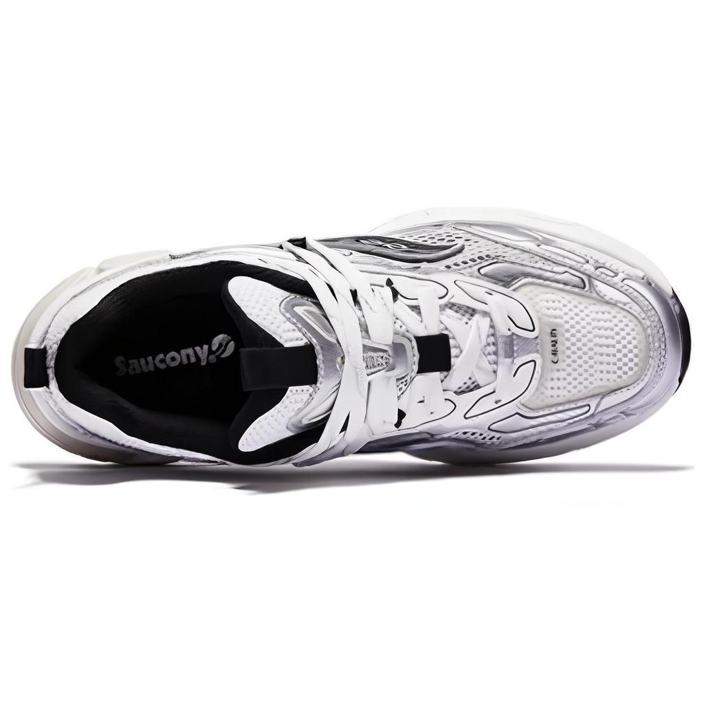 SAUCONY 2K Cavalry Trendy Sports Non-Slip Lightweight Low-Top Casual Running Shoes Unisex Sneaker White Silver Black S79053-13