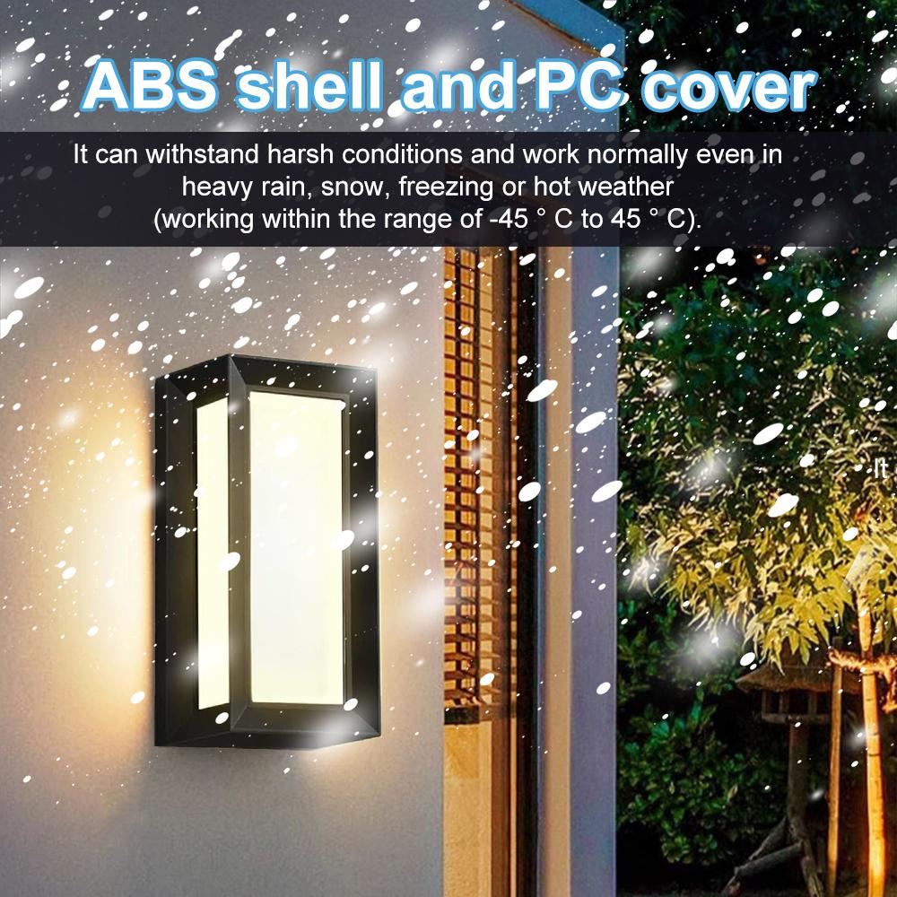 Outdoor Wall Lamp Waterproof Garden Decoration Exterior Wall Light Human Body Motion Sensing Porch Light Courtyard Balcony Aisle