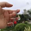 Adjustable Exotic Pet Necklace with Agate Charm for Squirrels, Sugar Gliders, Parrots, Hamsters, and Meerkats