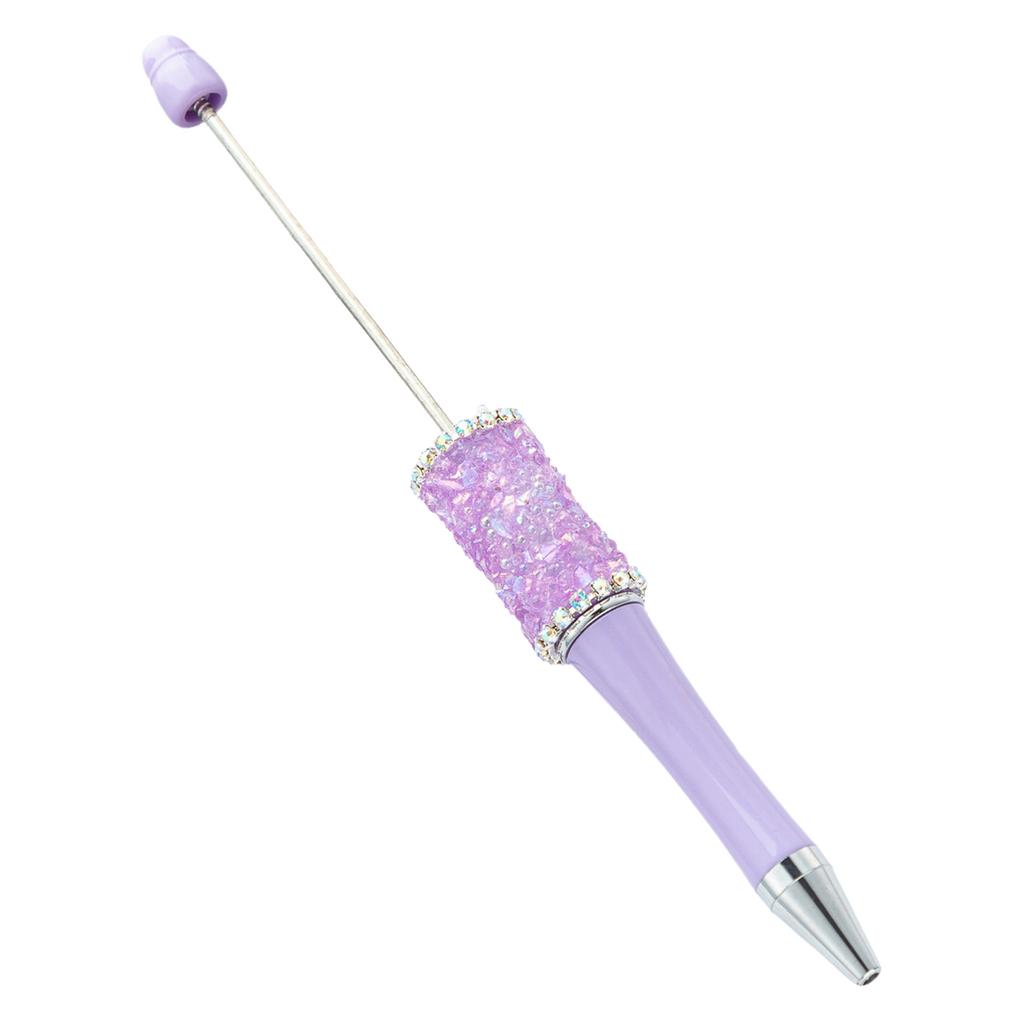 Beadable Ballpoint Pen Rhinestone Ballpoint Pen Funny Writing Pen for Boy Girl Kid Class Reward Birthday Party Favor