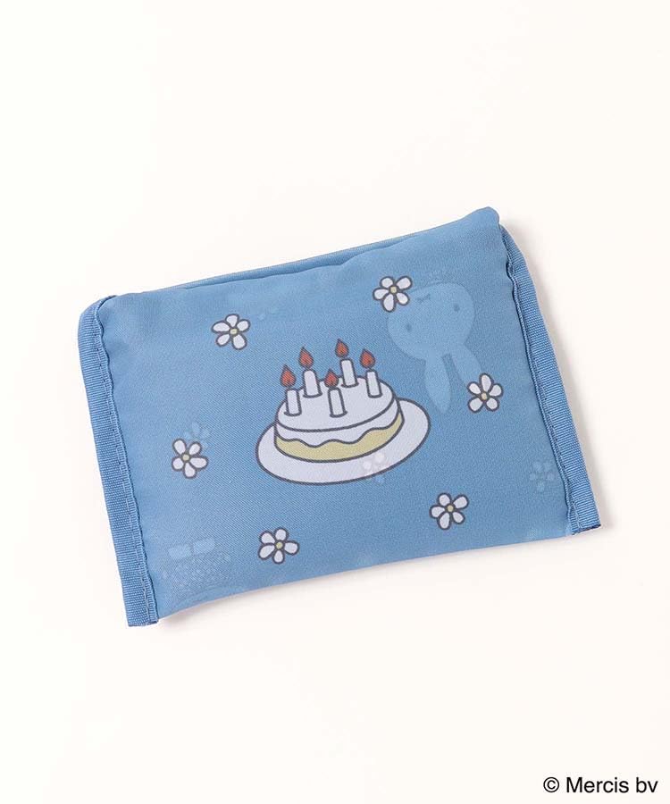 Miffy BLUE FLOWER Shopping Bag S Shopping Bag Eco Bag