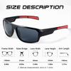 4 szt. Bardzo duże okulary rowerowe dla mężczyzn do sportów outdoorowych, wędrówek, wędkarstwa, okulary przeciwsłoneczne męskie do jazdy, podróży, odcienie UV400