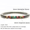 Minimalist Natural Wood Bracelets Unisex 6mm Hematite Imperial Beaded Braslet Meditation Yoga Braclet Leisure Accessories Joias