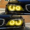 For BMW 7 Series E66 E65 750I 760i 750Li 760Li 2006-2008 DRL LED Daytime Running Light New CS CSL Style Lemon Yellow Angel Eyes