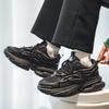 Mesh Sports Shoes for Men's Spring/autumn New Breathable Thick Soles with Increased Height Dad Shoes Mans Casual Shoes Sneakers