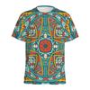 Bohemian Mandala Pattern T Shirt Men Kaleidoscope 3D Printed T-Shirts Summer Fashion O-Neck Loose Short Sleeve Tees Streetwear