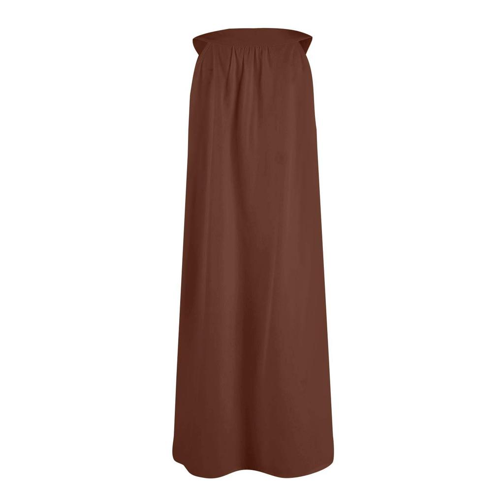 Women's Fashion Casual Sleeveless Solid Color V-neck Short Evening Dresses