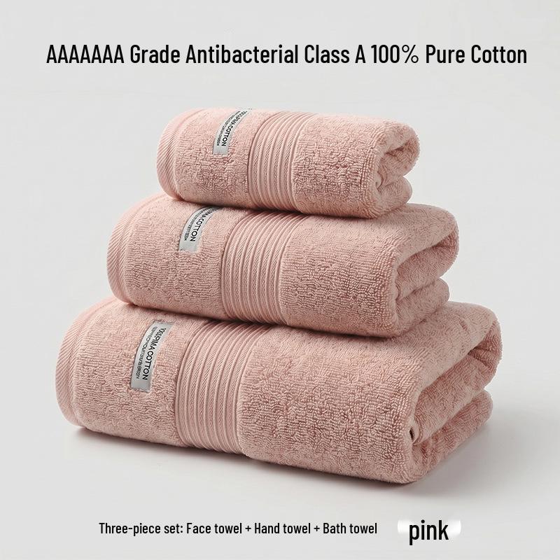 Asciugamano da bagno premium 100% cotone: Spesso, Morbido, Assorbente, Antibatterico, Ricamato per Uso Domestico e Alberghiero