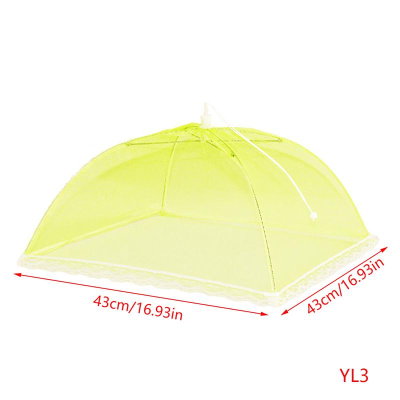 Food Mesh Cover Folding Food Cover Tent Dome Net Umbrella Kitchen Gadgets