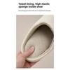 Japanese Style Silent Slippers for Women In Autumn and Winter, Soft Bottom Indoor Home Anti Slip Warm Bedroom Cotton Slippers for Men