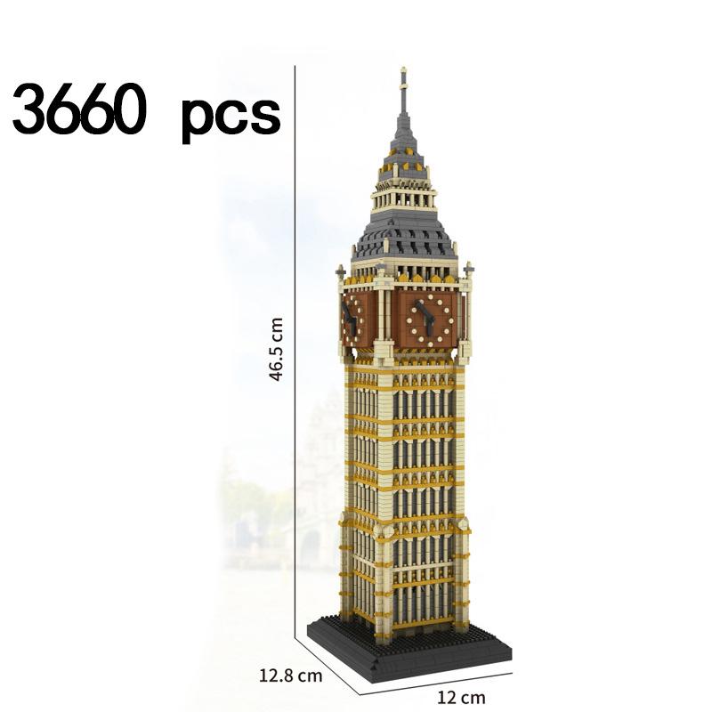 Pzx Mini Blocks World Architecture Sydney Opera House Big Ben Building Bricks Juguetes For Boy Toys Girl Gift Christmas