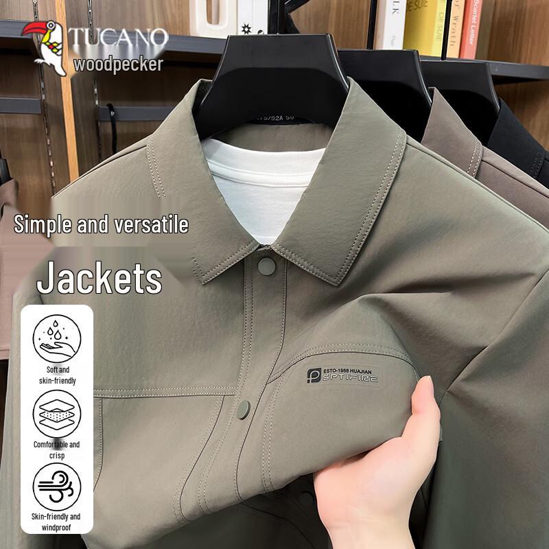 TUCANO Men s Spring Autumn Lapel Jacket L