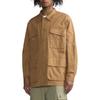 Carhartt WIP Jednobarevná bunda košile s více kapsami a zapínáním na knoflíky Pánské bundy A231025-0F0-XX