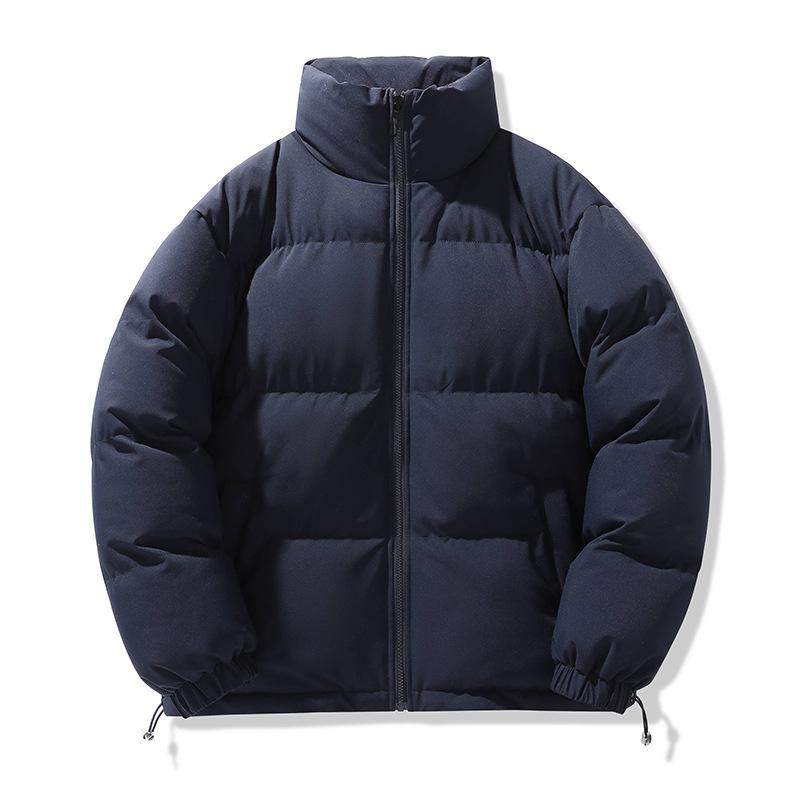 Giacca Invernale Ampia con Collo Alto Cappotto Casual Caldo Imbottito di Cotone