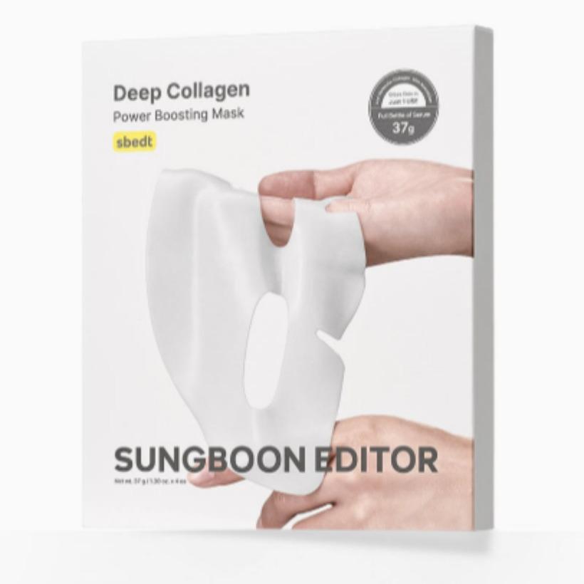 SUNGBOON EDITOR Deep Collagen Power Boosting Mask 1pack (4pcs) Korea Beauty