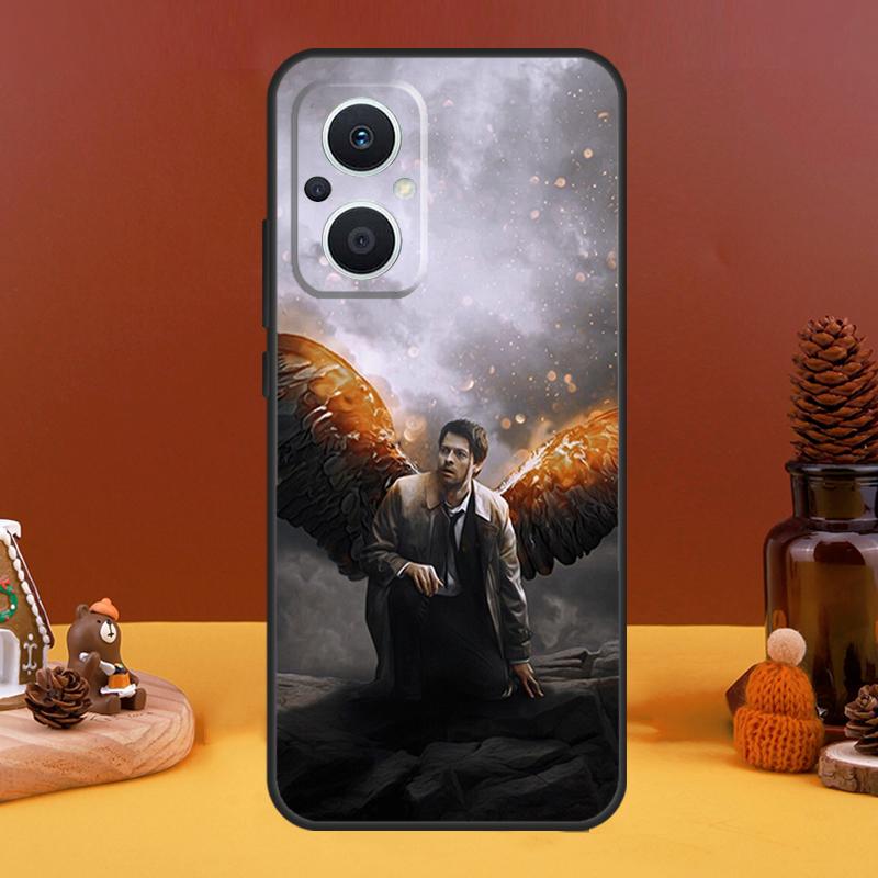 Angel Castiel Supernatural Case For OPPO Reno 4Z 5Z 8T 10 Pro 11 F 4 6 7 8 5 Lite OPPO Find X6 X5 Pro X2 X3 Lite Cover