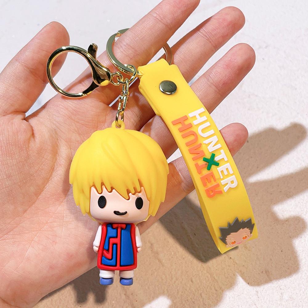 

Fulltime Charming Hunter Silicone Keychain With Colorful Gon And Killua Characters Ideal For Gifts 3