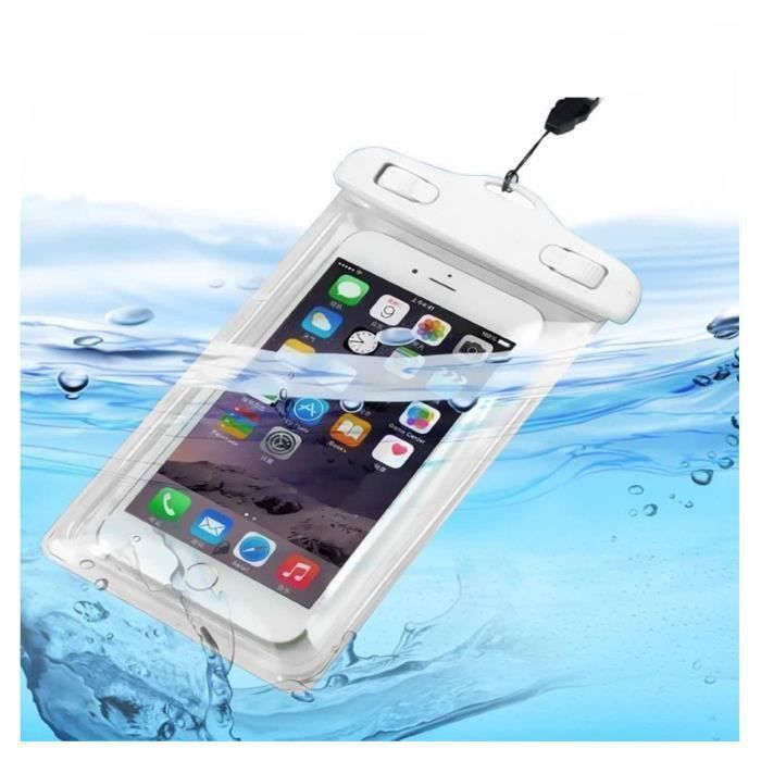 Housse etui, Pochette étanche blanc waterproof pour téléphone Samsung Galaxy S10 plus 6.4" - Marque Yuan Yuan