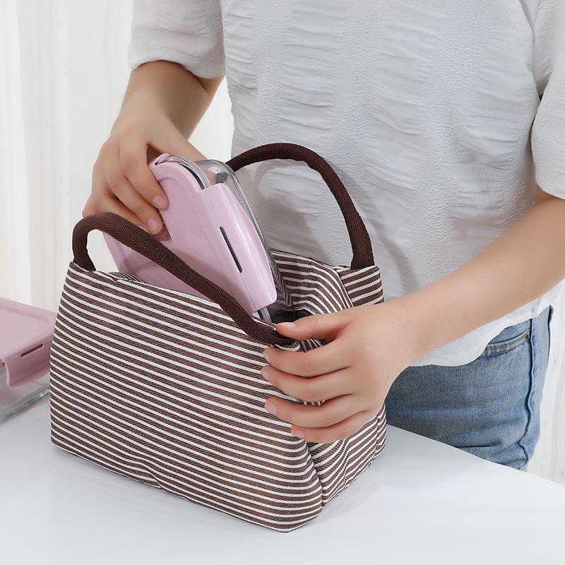 Insulated Bento Lunch Bag with Lunch Box Storage for Work, School, or Street Vendors