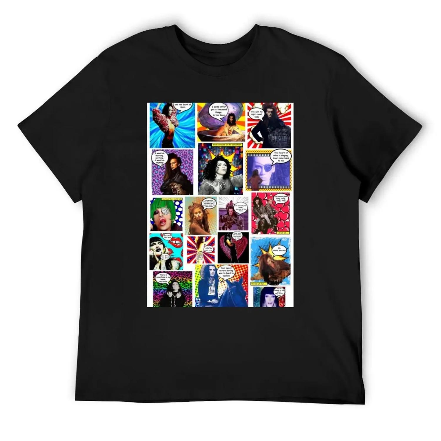 Go Pow WOW with Dead or alive & Pete Burns T-Shirt quick-drying rapper graphic tees animal prinfor boys men clothing S